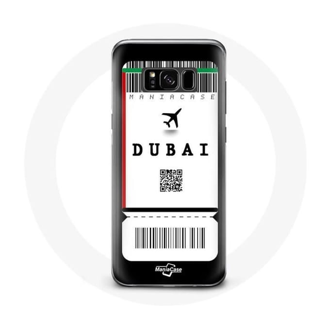 Coque pour Samsung Galaxy S8 Plus Billet d'avion Dubai