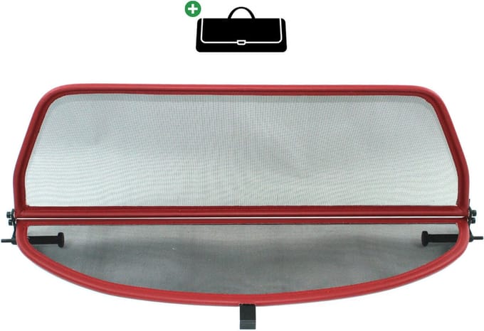 Windscherm Alfa Romeo Spider 916 | 1994 - 2006 | incl. luxe opbergtas | Rood