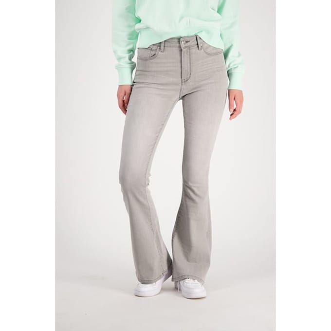 RAIZZED Sunrise Jeans Light Grey Stone Maat: W24L34 | Flared Jeans Outlet | Dames | Ecru
