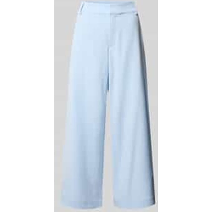 Wide leg broek met viscose model 'Hace'