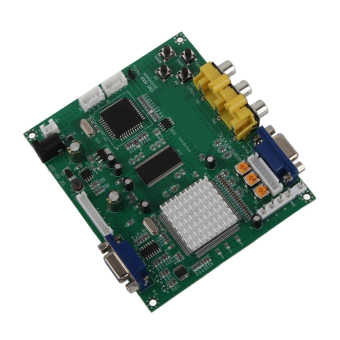 Carte de conversion vidéo HD RGBCGAEGAYUV vers VGA pour jeux d'arcade