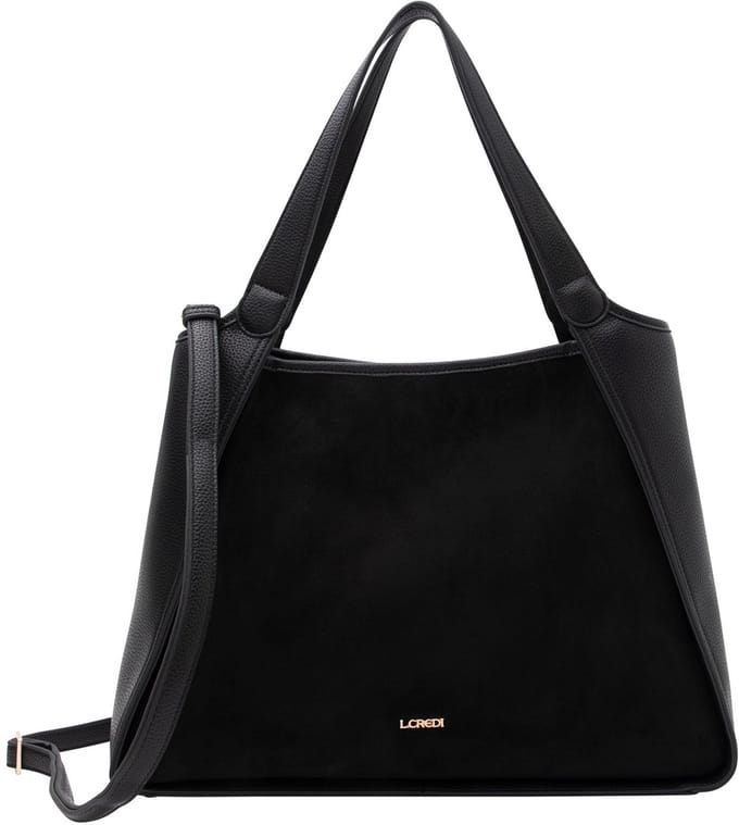 L.CREDI Pheline Shopper Tas 40 cm - 13 L - schwarz