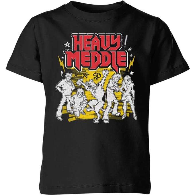 Scooby Doo Heavy Meddle Kids' T-Shirt - Black - 122/128 (7-8 jaar)