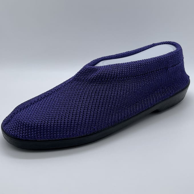 Gebreide Portugese Schoen - Royal Amethyst Paars - Maat 36 - Instappers - Pantoffel