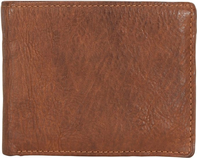 HAROLD'S Leren portemonnee Submarine Wallet Cognac Lichtbruin