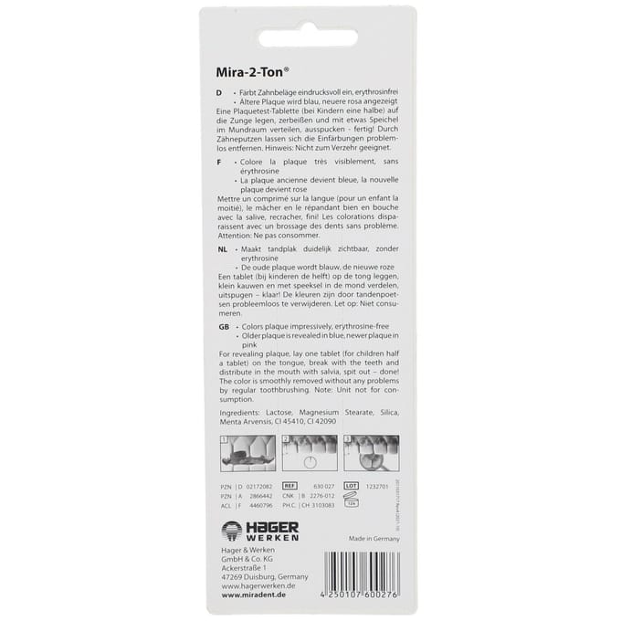 Miradent Tandplakverklikker 6 Tabletten