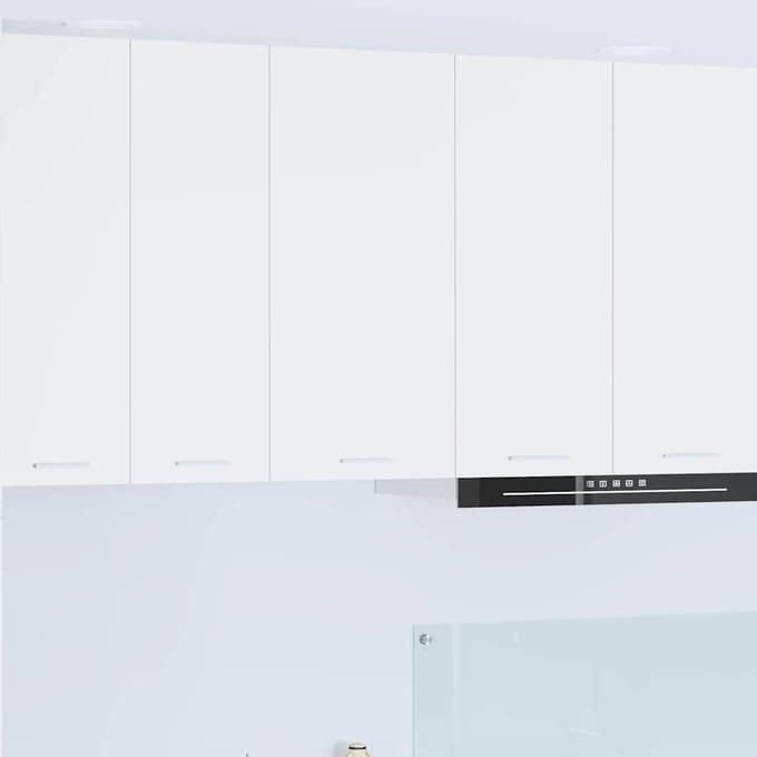 vidaXL - Hangkast - Wit - 40 - x - 31 - x - 80 - cm - Bewerkt - hout