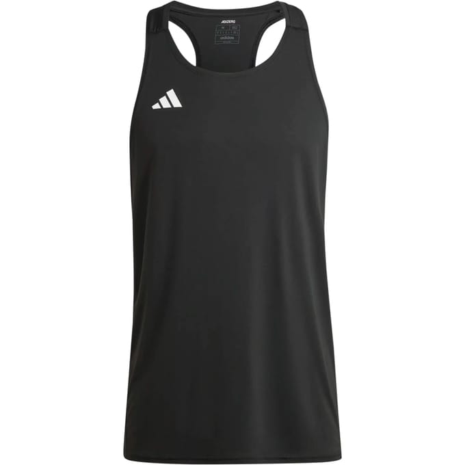 adidas Adizero Essential Tanktop Heren-Zwart