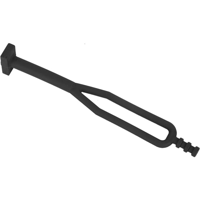 Zijstandaard Rubber Batterijriem Motorfietsmontage Accessoire Geschikt voor HUSQVARNA 14 19(Oranje) Black zwart