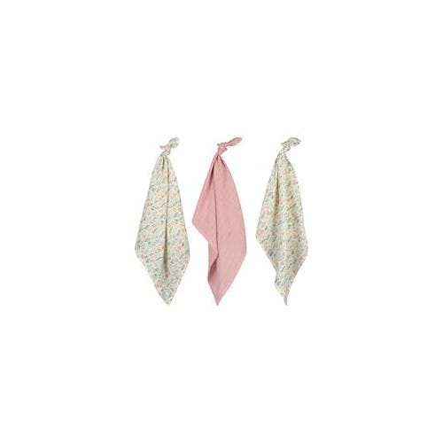 Prénatal hydrofiele luiers bloemen 3 stuks Pink dames
