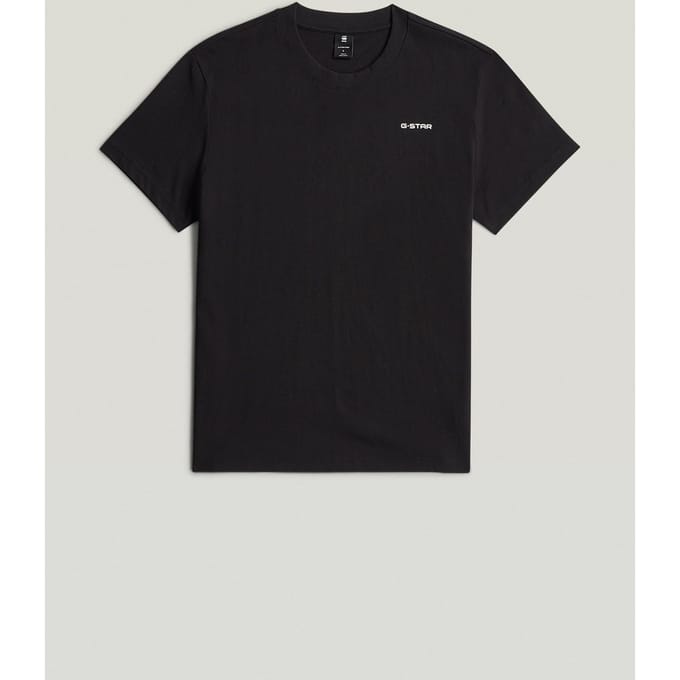 G-Star Chest Logo R T Dk Black Taglia: S | Magliette basic Outlet | Uomo | Nero