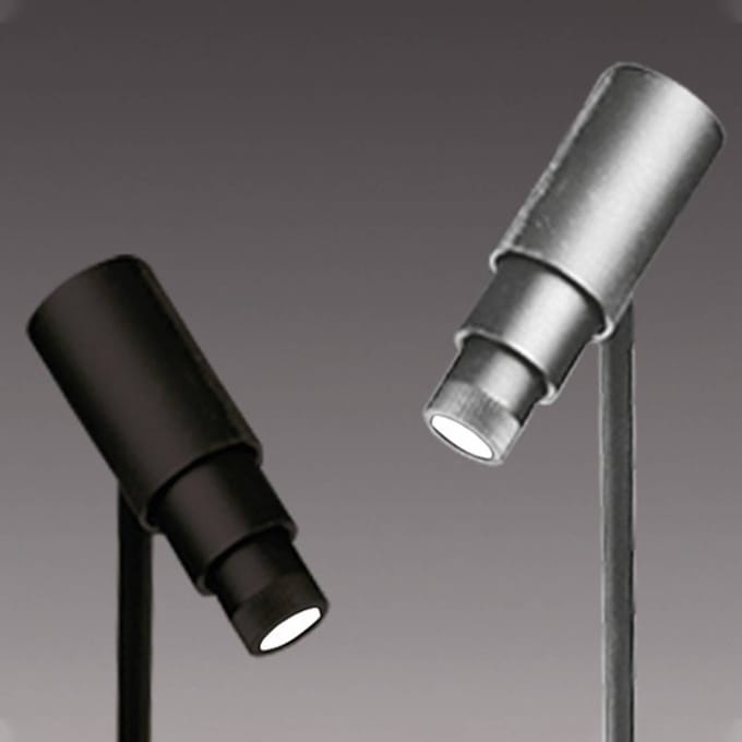 Hera Zoom LED spot, zwart, 3.000 K, 1 W 350 mA