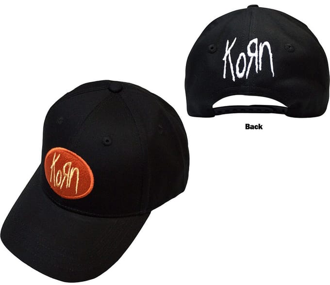 Korn - Oval Logo Baseball pet - Zwart