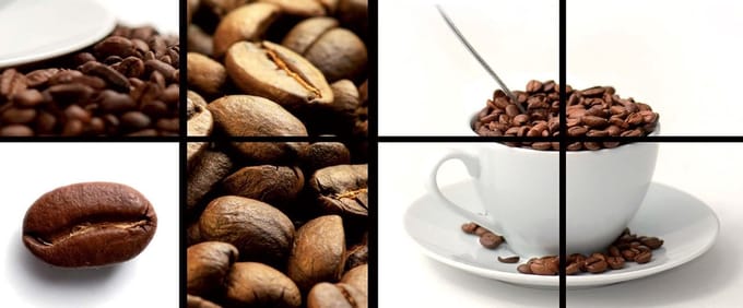 Fotobehang Coffee Cafe | PANORAMIC - 250cm x 104cm | 130g/m2 Vlies