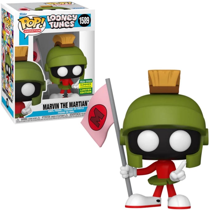 Funko Pop! Animation: Looney Tunes - Marvin The Martian - SDCC 24 Shared Exclusive #1589