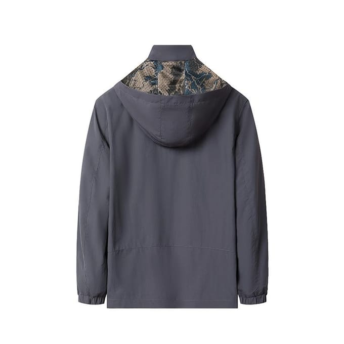 Nouvelle veste légère respirante en mesh décontractée pour homme d'automne 5XL beige