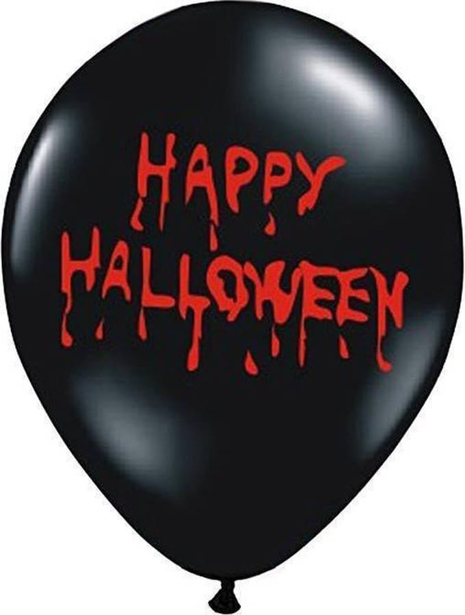 PartyXplosion - Ballonnen - Happy Halloween - 6st.