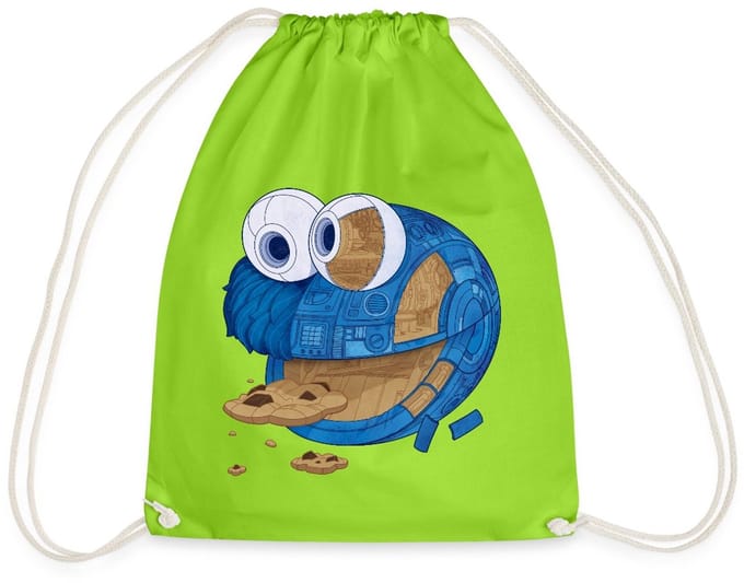 Sesamstraat Koekiemonster Machine Gymtas