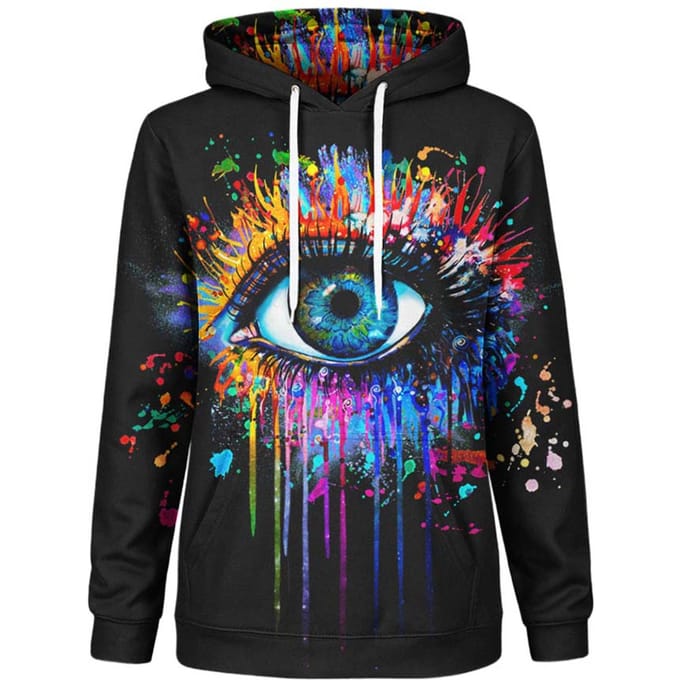 "Black Fullprint" Hoodie