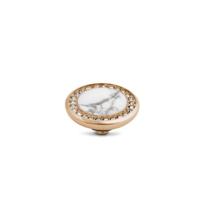 Melano Vivid Crystal Gem Steentje Howlite Rosé