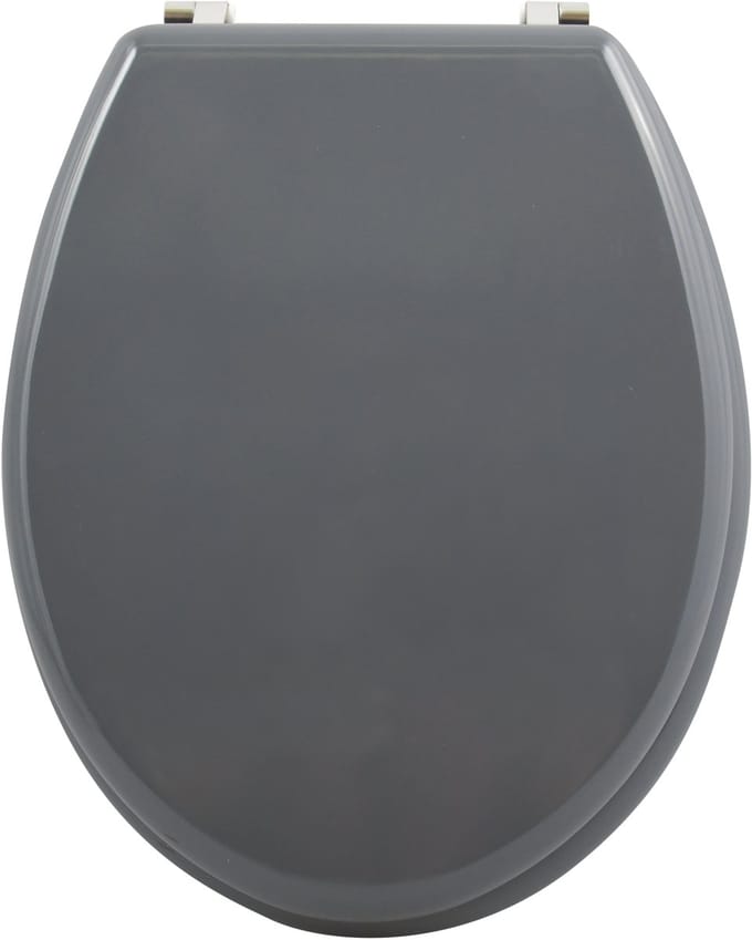 MSV WC Bril - CLEO - Toiletbril - MDF - Grijs