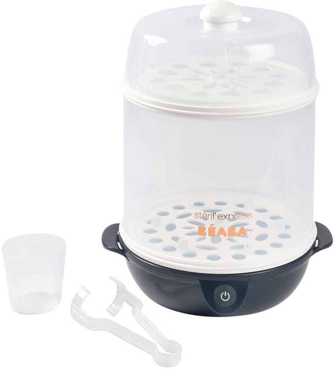 Béaba Sterilisator - Snel & Efficiënt - 6 Min Sterilisatie - 2 Ruimtes - Automatische Uitschakeling