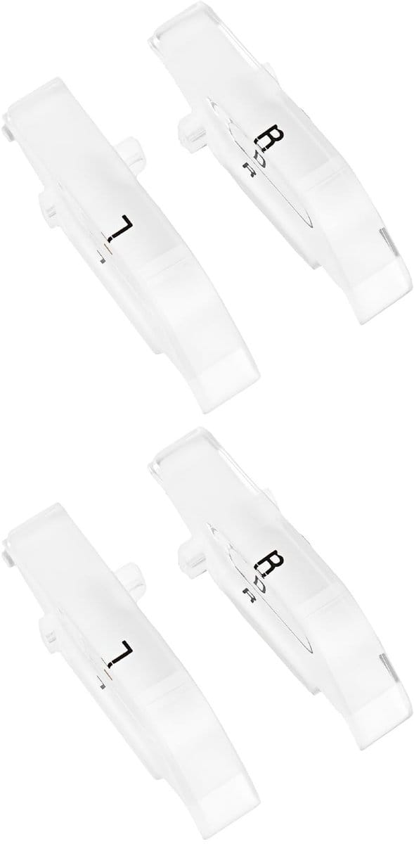 Dailygoody - L R Trigger Knoppen - Slijtvast en Comfortabel - Wit