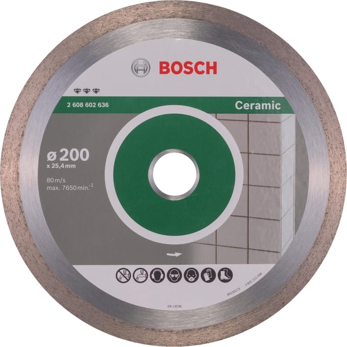 Bosch DIAMANTSKIVE 200X25.4MM BEST CERAMIC