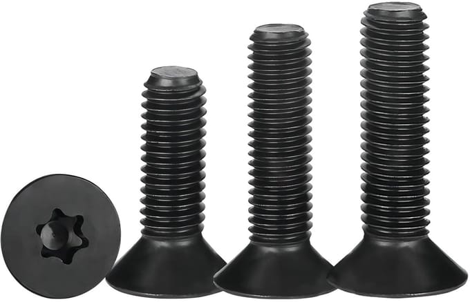 Qrity M3 x 20mm Torx Platte Hoofd Schroeven - 50 Stuks Carbon Staal