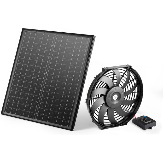 Ventilateur de toit 12  1300 CFM Ventilateur d'extraction de grenier avec thermostat réglable