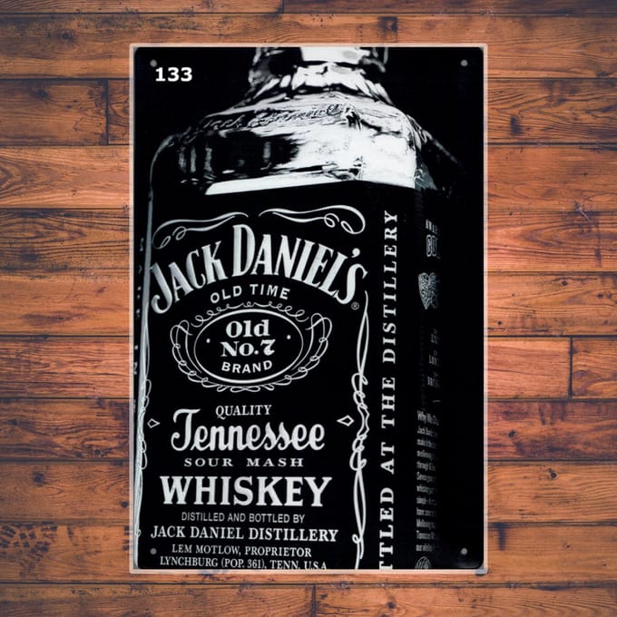 Wandbordje Jack Daniel's