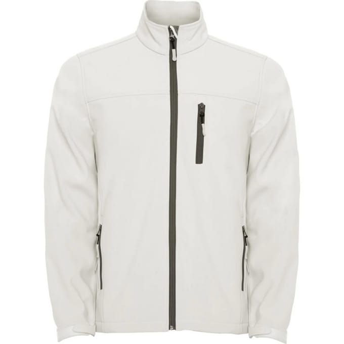 Roly Heren Antartida Soft Shell Jas (Parelwit)