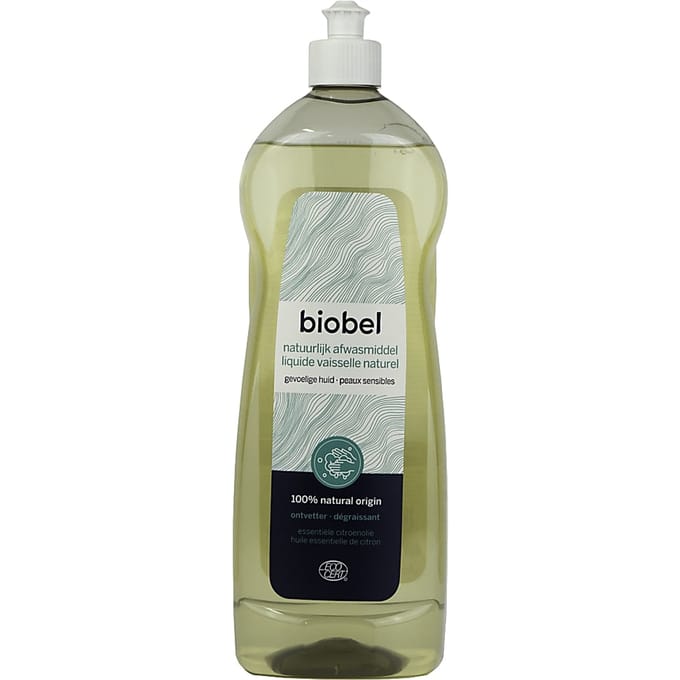 Biobel - Afwasmiddel - 1L – 100% Natuurlijk – Biologisch Afbreekbaar
