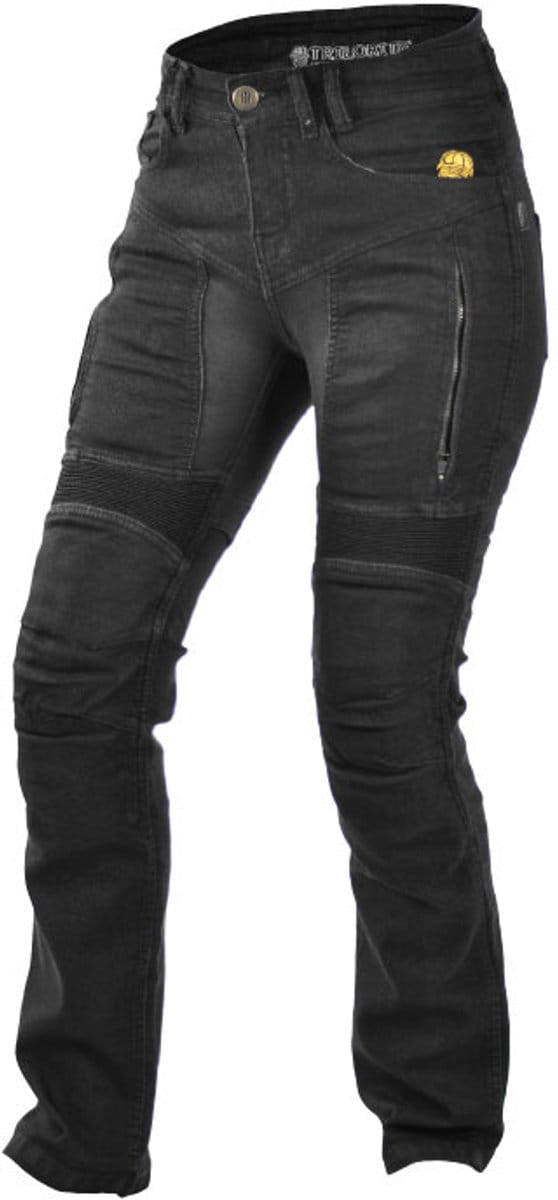 Trilobite 661 Parado Regular Fit Dames Long Zwart Level 2 Motorjeans - Broek
