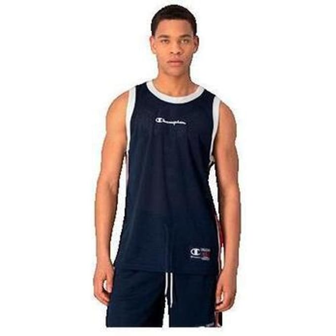 Top Champion T-shirt sans manches 218769 Marine