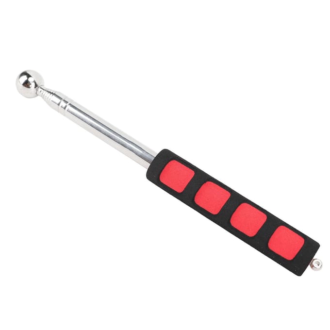 Telescopische Lege Trommel Hamer Tegel Holte Checker Roestvrij Staal Geluidsdetectie Testtool voor 98cm white
