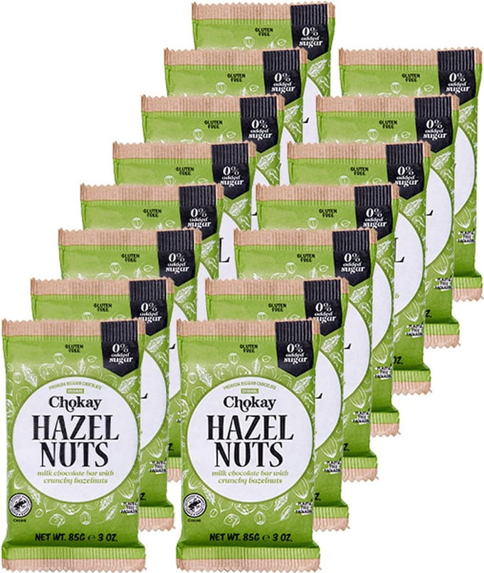 Chokay | Tablet | Hazelnuts | 15 stuks | 15 x 85g