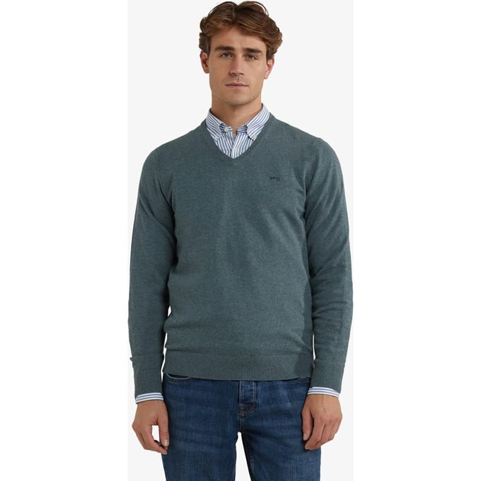 McGregor V-neck Sweater Winter Sage Taglia: M | Maglioni a maglia Outlet | Uomo | Verde