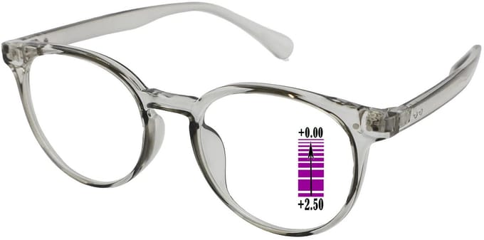 Leesbril Vista Bonita Panto Progressief-Kadushi silver-+2.50