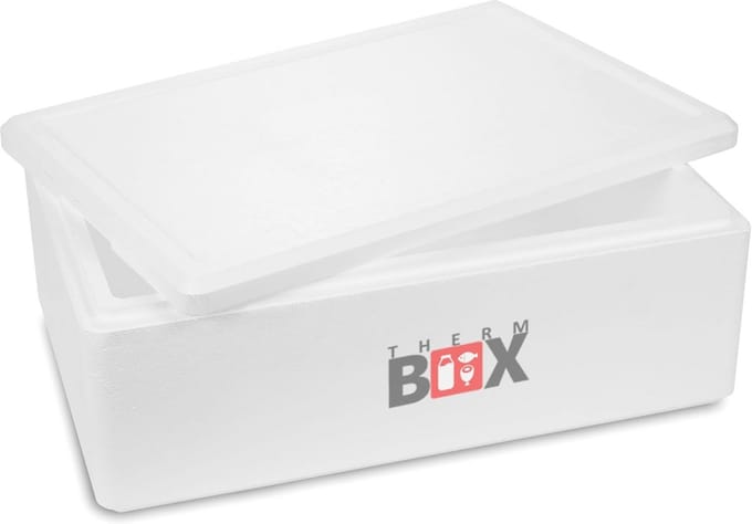 Isolerende Koel- en Warmhoudbox 24-45L - Duurzame Styrofoam Transportbox