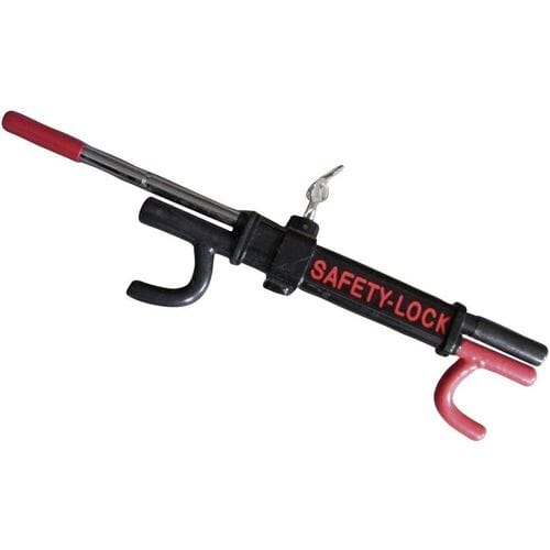 HP Autozubehör Safety-Lock Stuurvergrendeling Zwart-rood