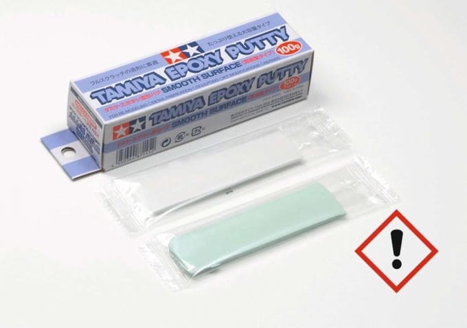 Tamiya Hobbylijm - 87145 Epoxy Putty - Smooth - 100 gram Filler