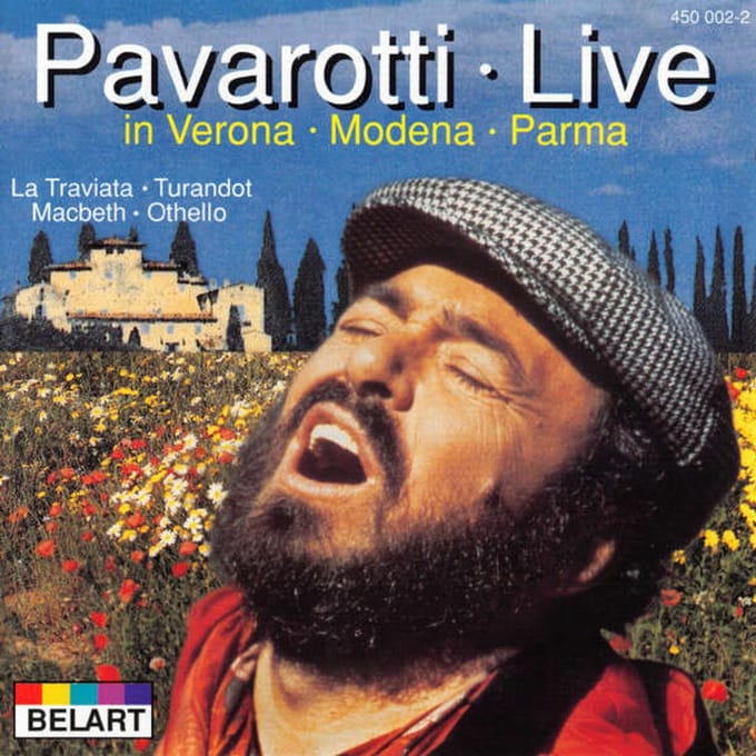 Pavarotti Live in Modema, Veroma, Parma