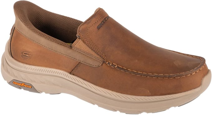 Skechers Slip-Ins: Pollard - Osgood, Mannen, Bruin, Sneakers, maat: 45