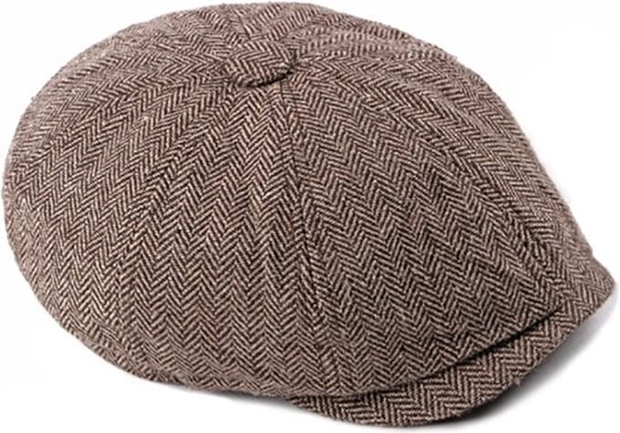 Flat Caps - Peaky Blinders Look -pet Heren - Licht Bruin - One Size