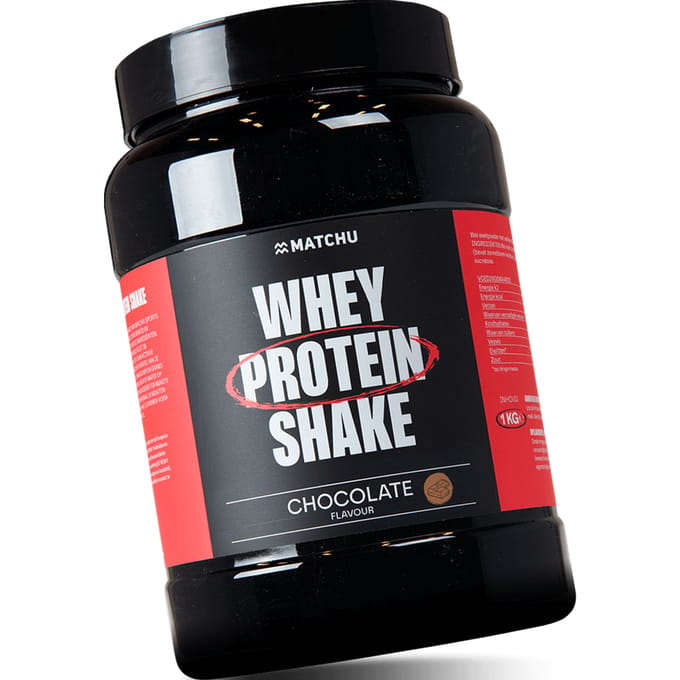 Matchu Sports Eiwitshake Chocolade - 1kg - Zwart