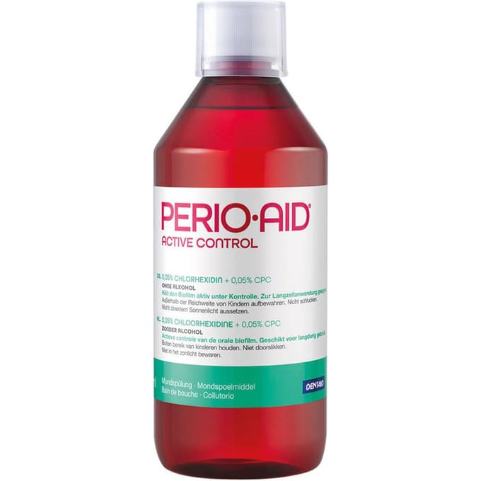 Perio-Aid Active Control Mondspoelmiddel Met 0,05% Chx En 0,05% Cpc 500ml