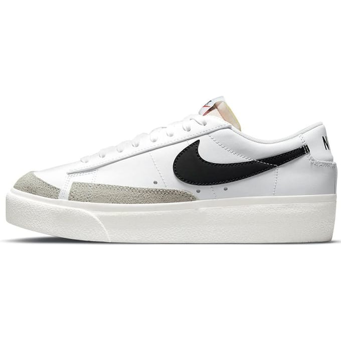 Nike Blazer Low Platform Wit Zwart Dames Sneakers Zeil Team-Oranje DJ0292-101 42 white