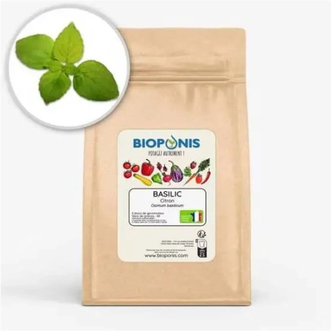 Voeding voor de moestuin Bioponis Basilic Citron (x5)