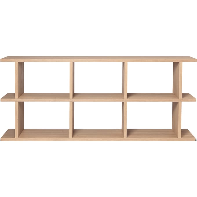 Ferm Living Kona boekenplank - natural - 3 x 2